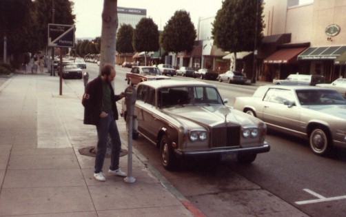 Fred & his Rolls (Hollywood, 80's)