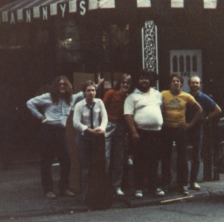 Rich, Greg, Anthony, 
Big Dave, Frankie Gadler (Former NRBQ singer)& Fred (1980, NYC)